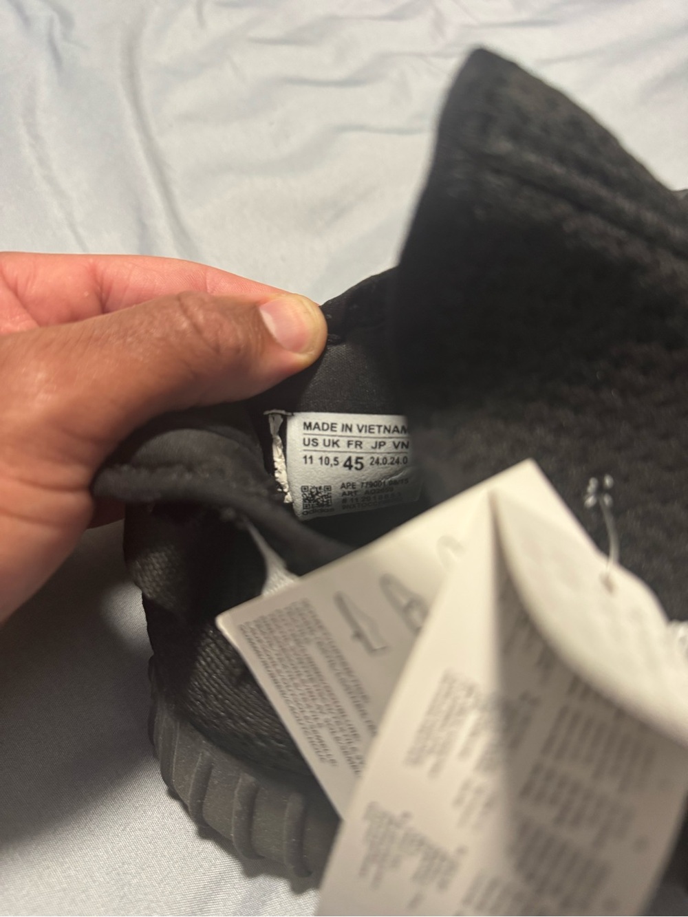 adidas Black Knit Slip-On Athletic Sneakers
